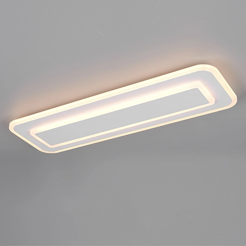 Lampe de plafond moderne Riva blanc 60 cm