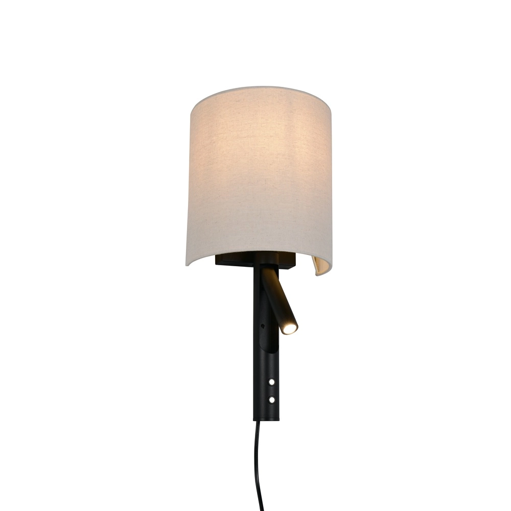 Lampe murale Mavia Noir