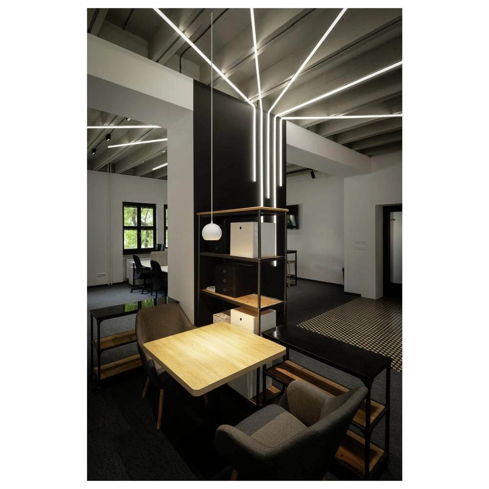 Suspension élégante Light Eye 150 blanc Ø 15cm SLV 4024163295475