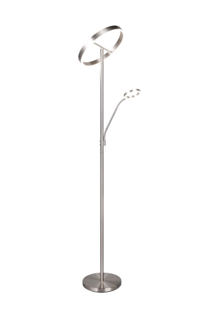 Lampe de lecture design Willis Acier inoxydable - 180 cm Trio 4017807618129