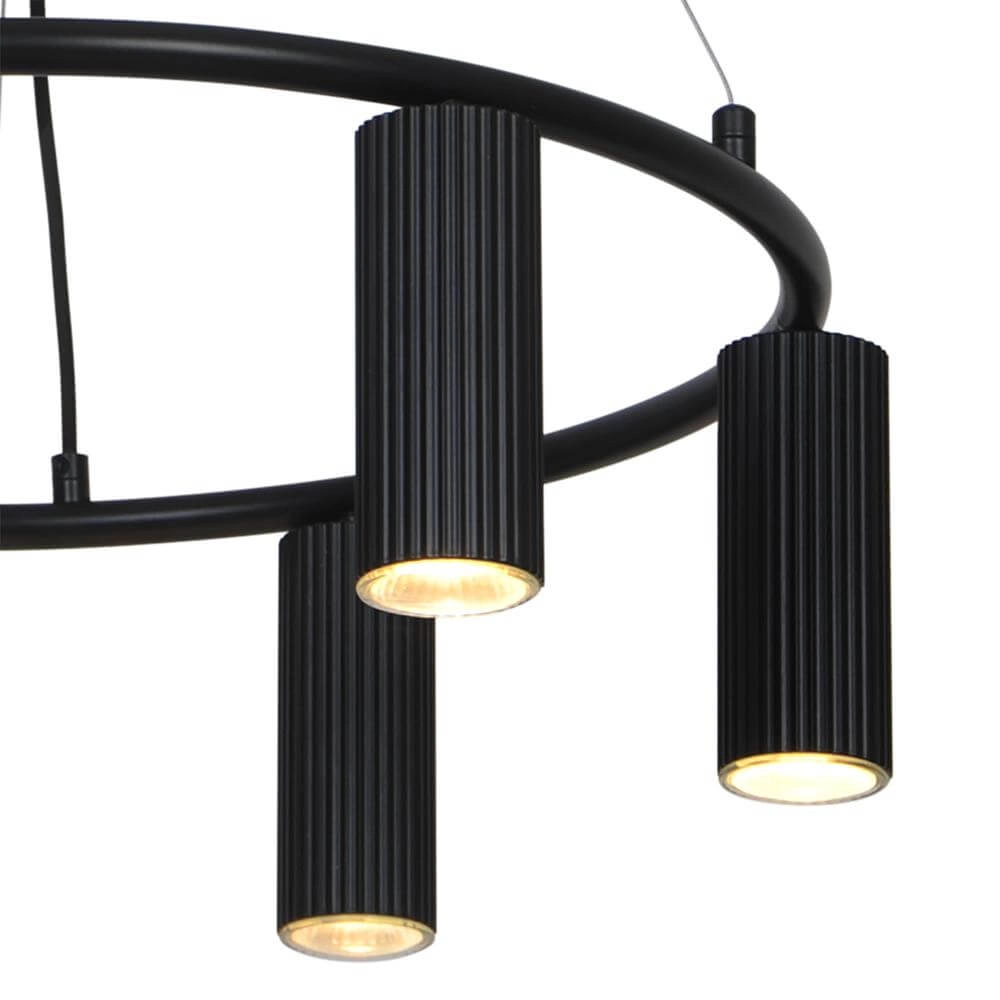 Suspension design Vico noir 6 lumières Nordlux 5704924024481