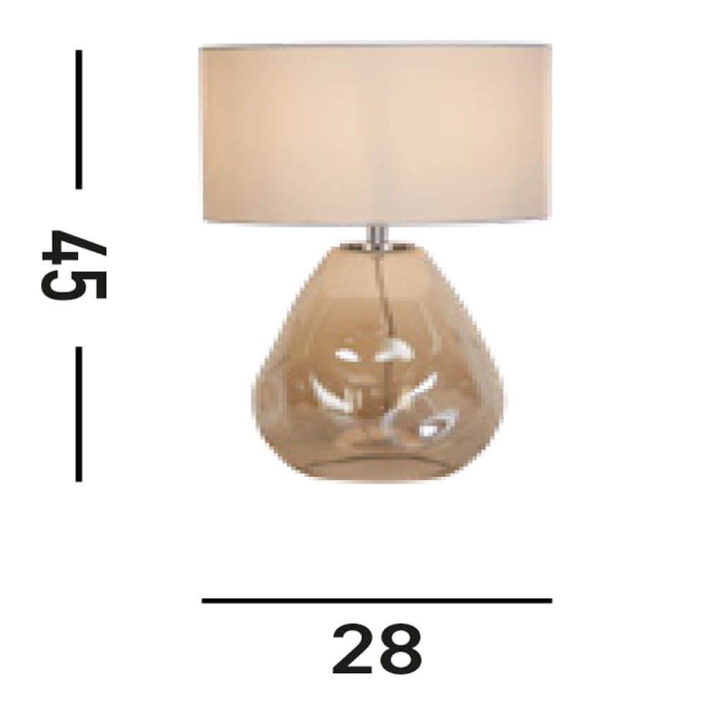 Lampe de table Devon avec capuche Searchlight 5053423273280