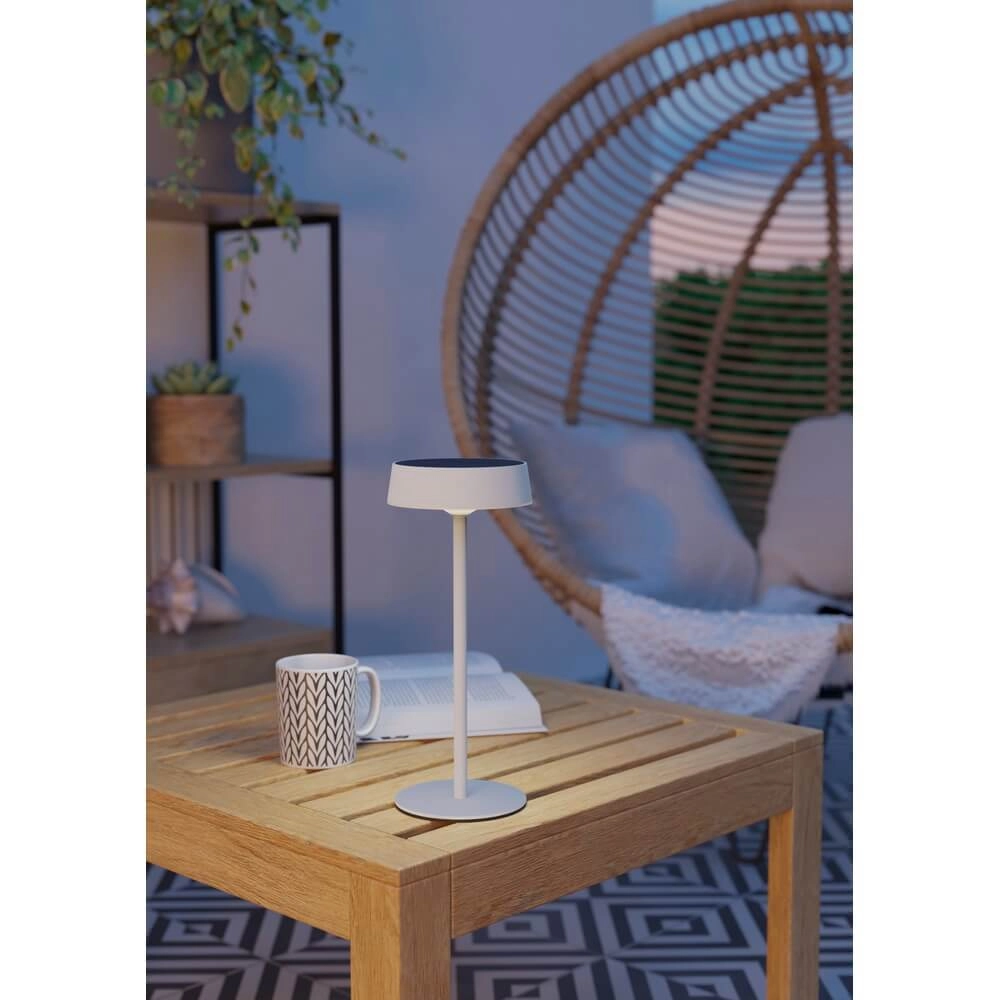 Lampe de table élégante Simeri Blanc hybride Eglo 9002759758776