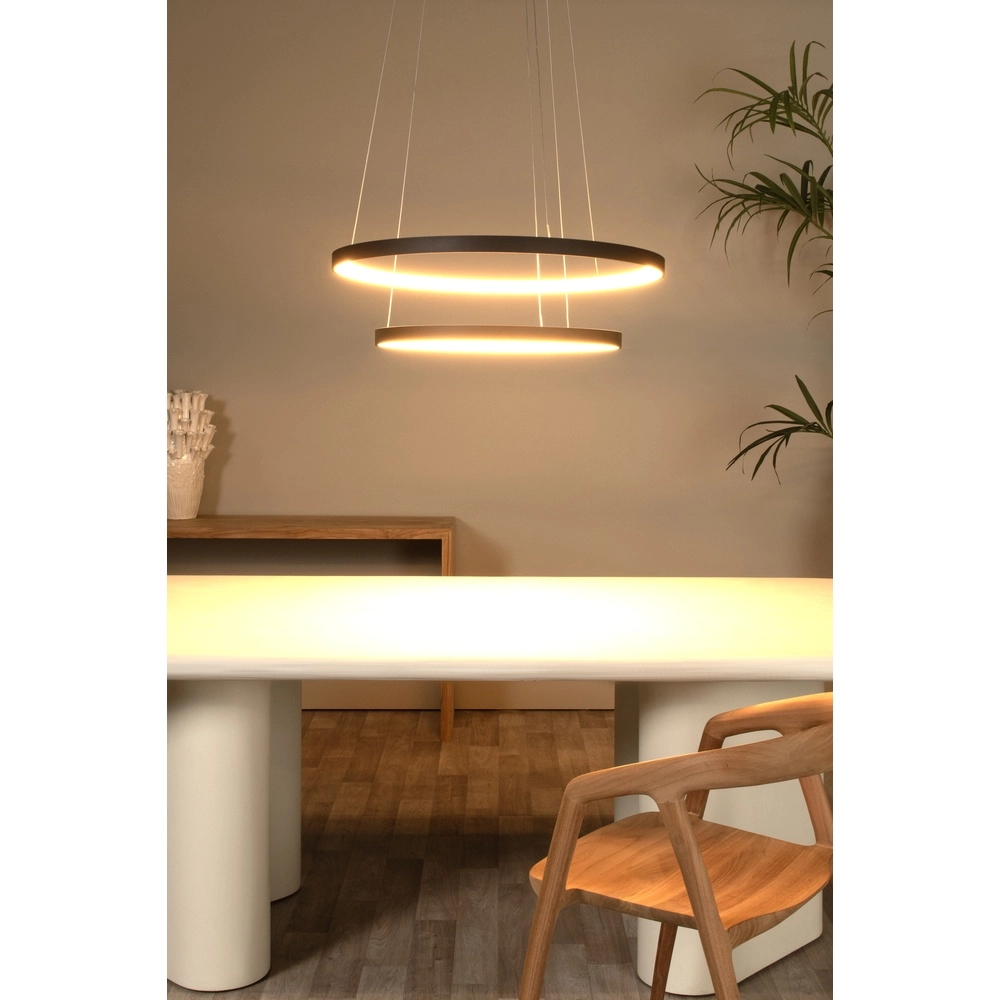 Lampe pendante noire Vidal Ø design élégant de 78 cm Premium by Lucide 5411212460936