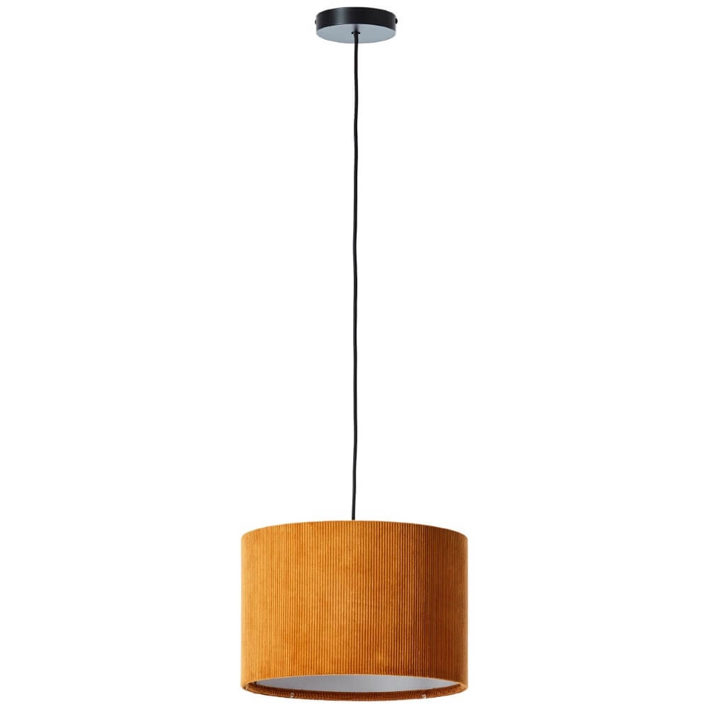Lampe suspendue design Tony gris Ø 35cm Brilliant 4004353446283