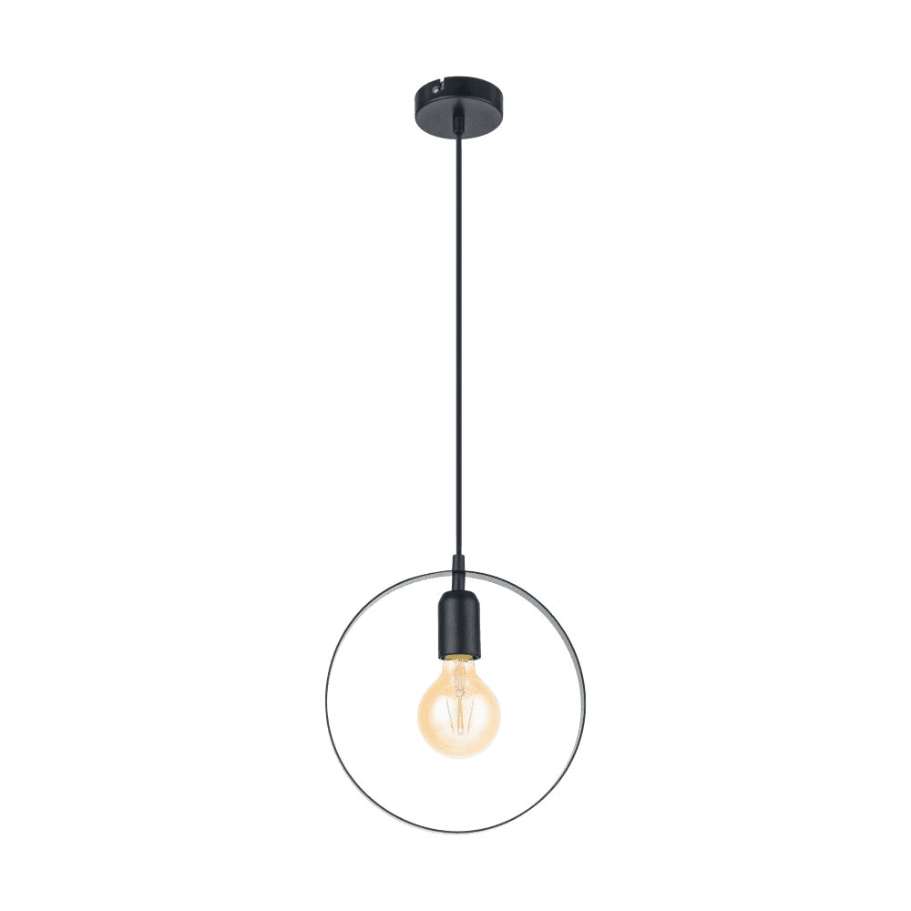 Lampe à suspension Bedington Round noir Eglo 9002759497842