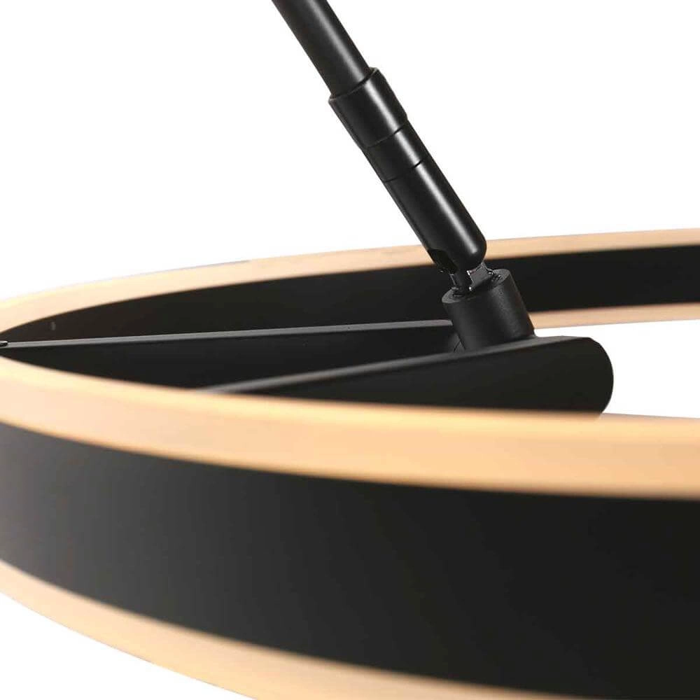 Lampe à arc design Ringlux noir Steinhauer 8712746176551