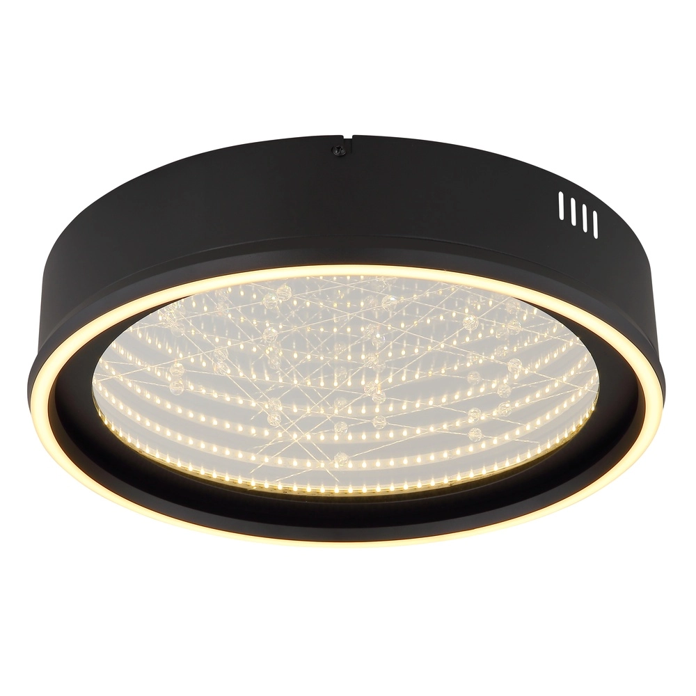 Lampe de plafond Mirrora noir Ø 40cm Globo 9007371578849