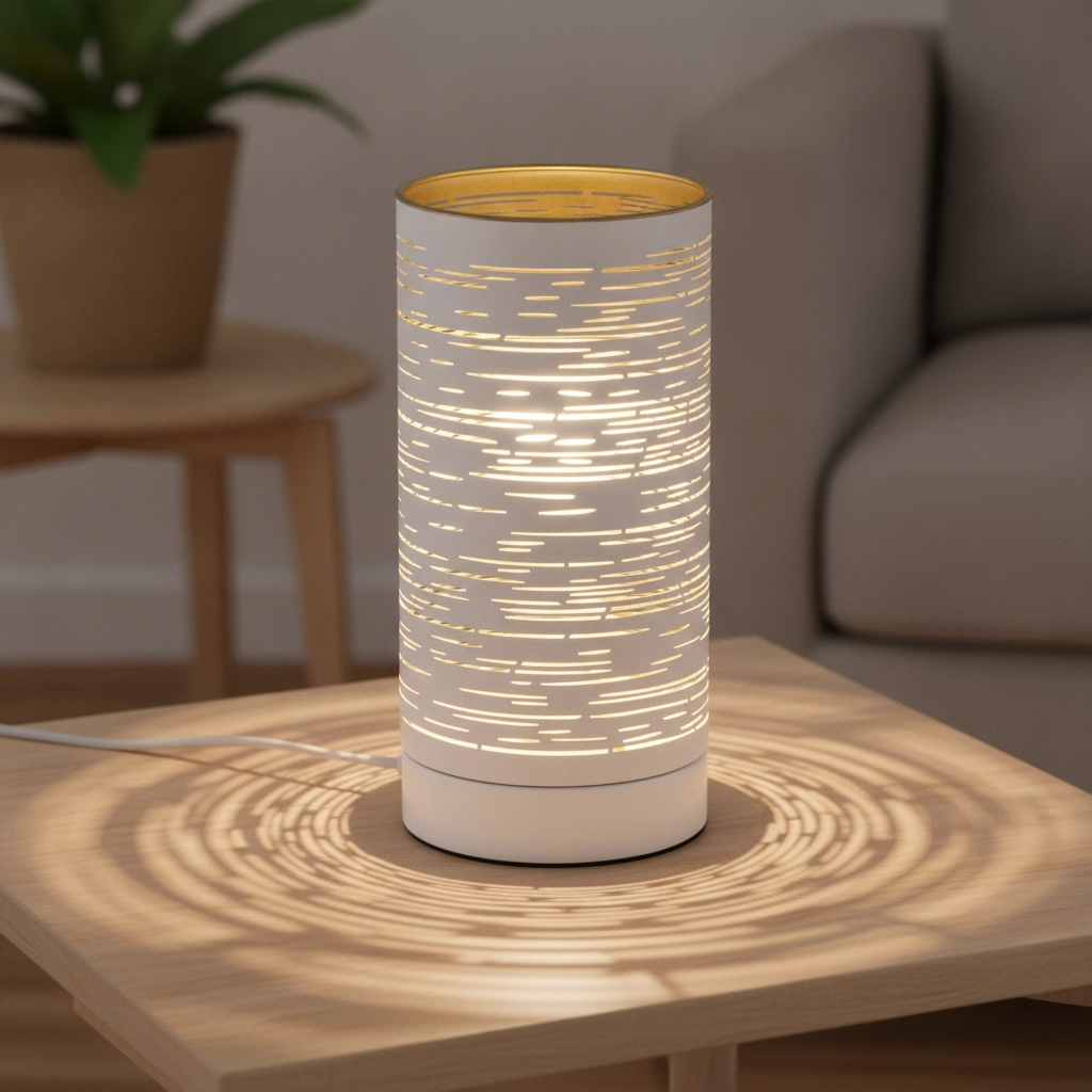Lampe de table Zane blanc