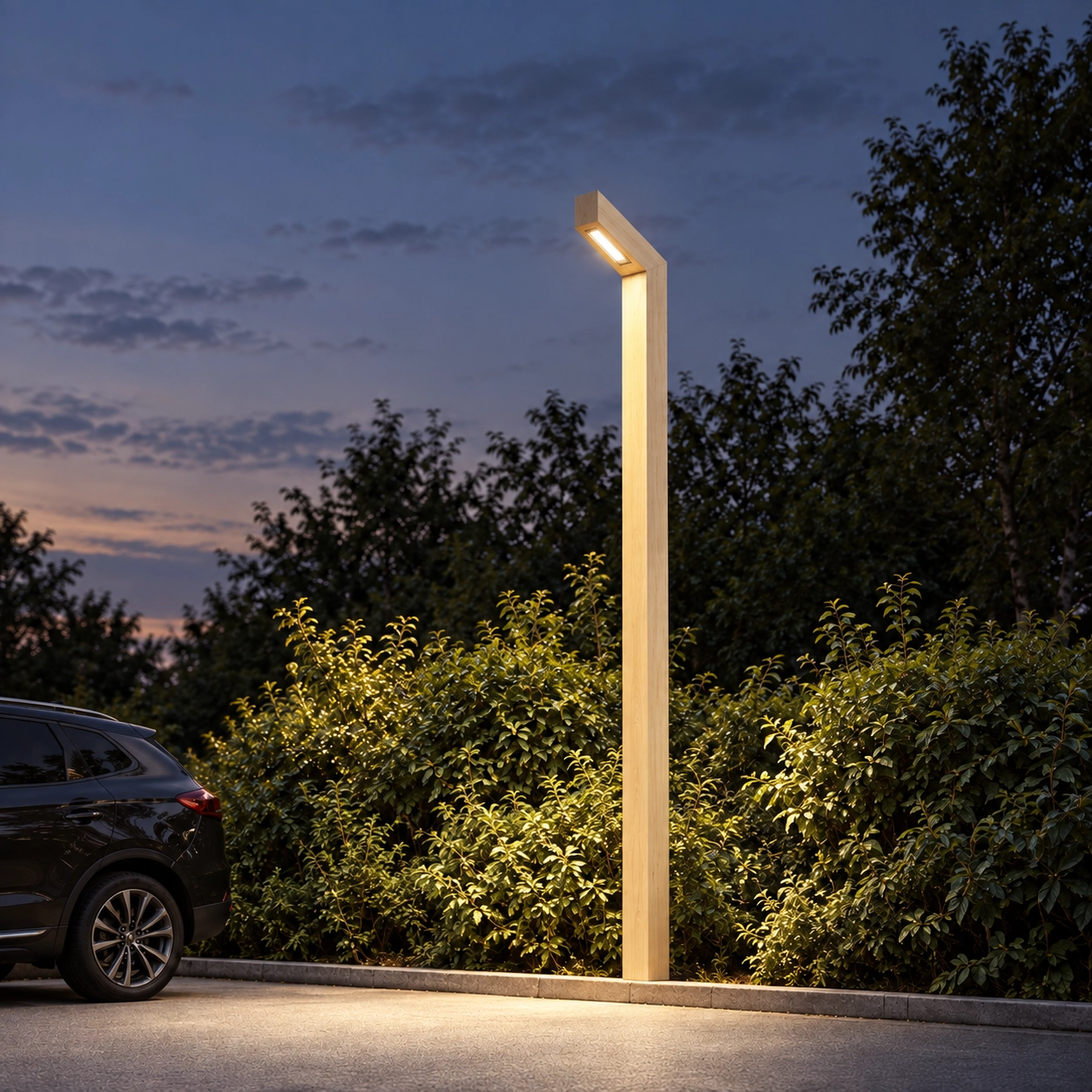 Lampadaire en bois Stelle Accoya - 3M - 3000K