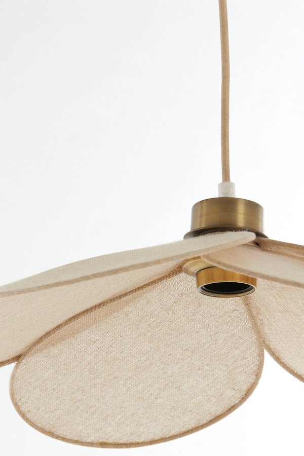 Suspension Fyano crème fleur Ø 46cm Light & Living 8717807706685