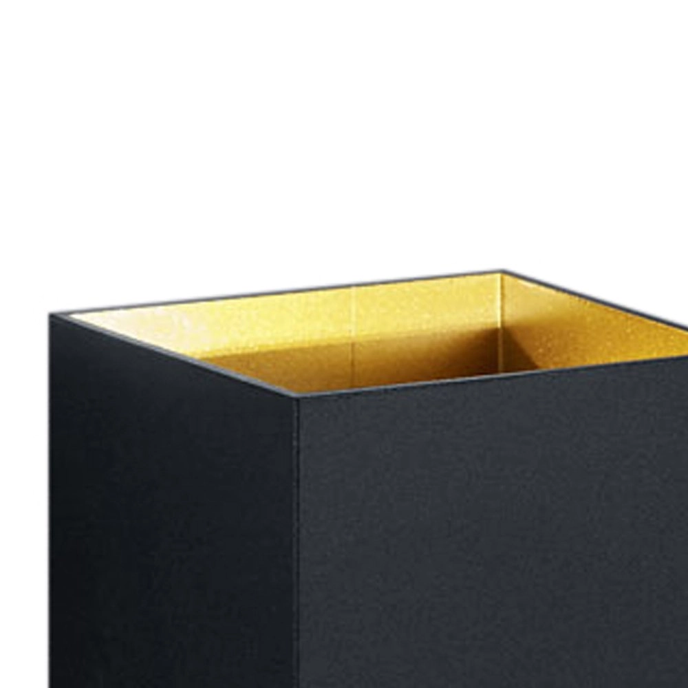 Spot mural LED Louis Haut - Bas noir avec or Trio 4017807371789