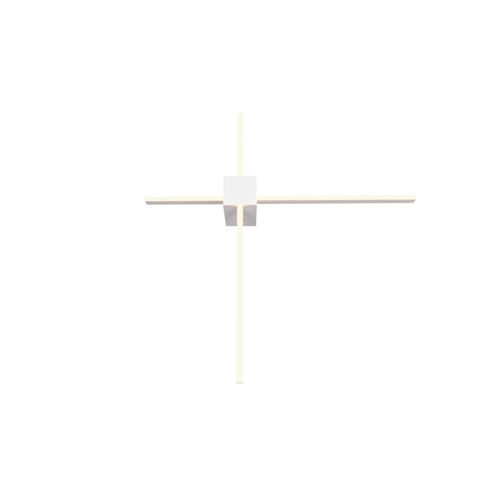 Lampe murale moderne Cassino blanc 67,5 cm Trio 4017807683240
