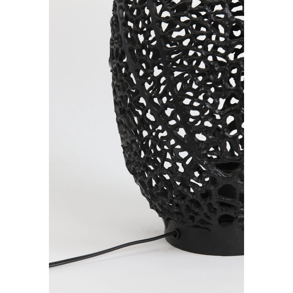 Lampe de table de conception Sinula Ø 24cm - noir Light & Living 8717807614492