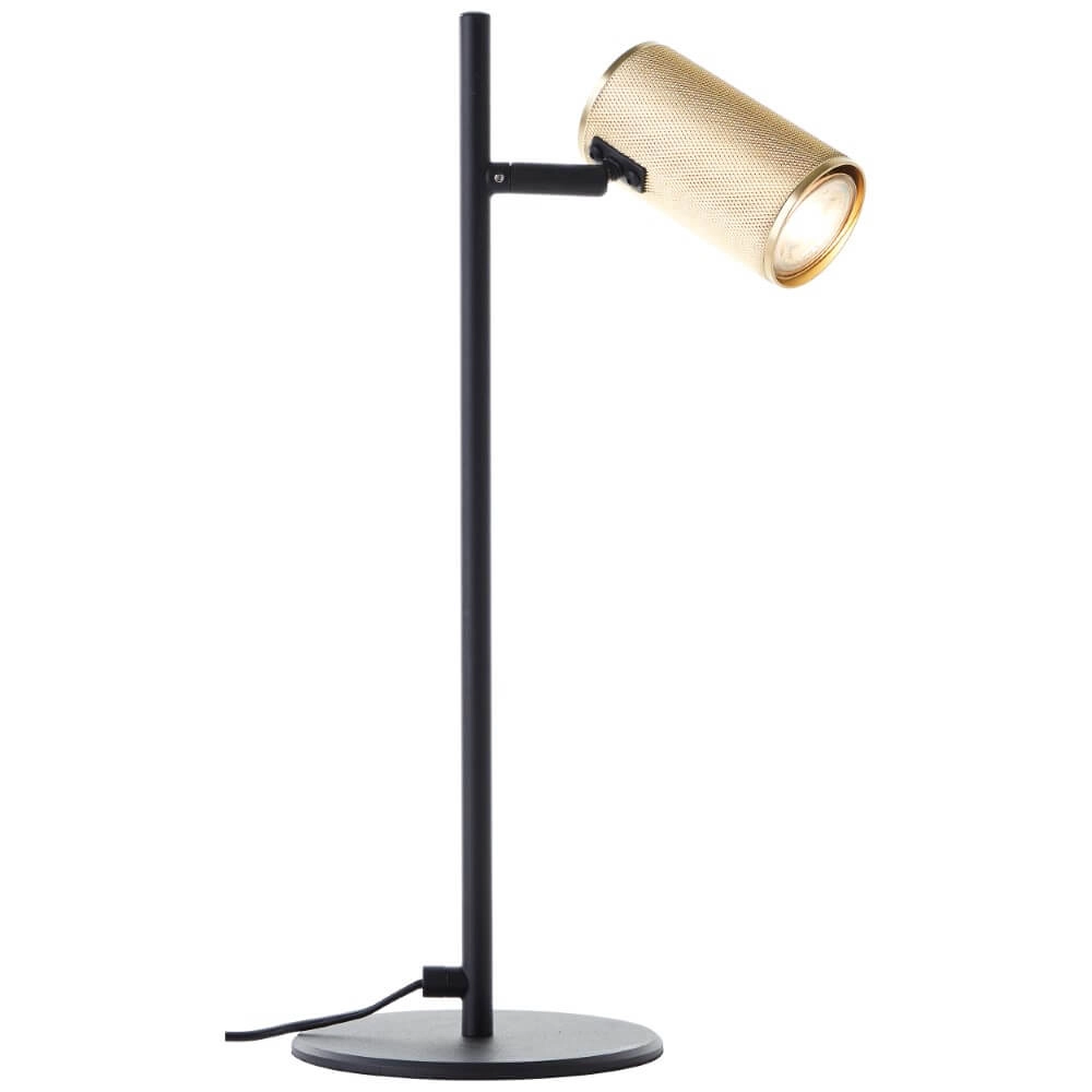 Lampe de table noire et dorée Marty Brilliant 4004353438349