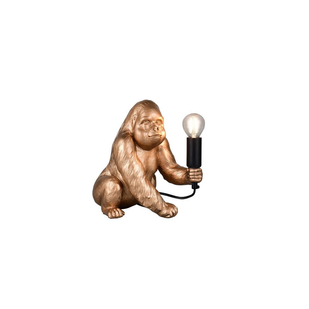 Lampe de table Kong Singe Or Lampe de table Kong Singe Or