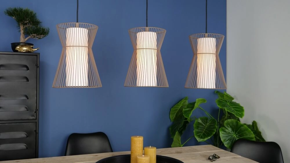 Lampe suspendue 3 lumières Maseta or Eglo 9002759996369