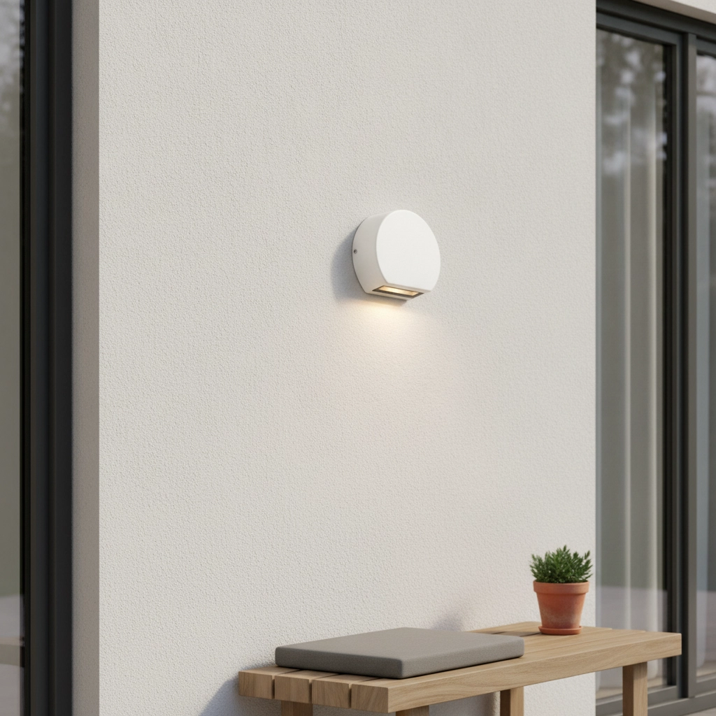 Applique murale design Sango blanc