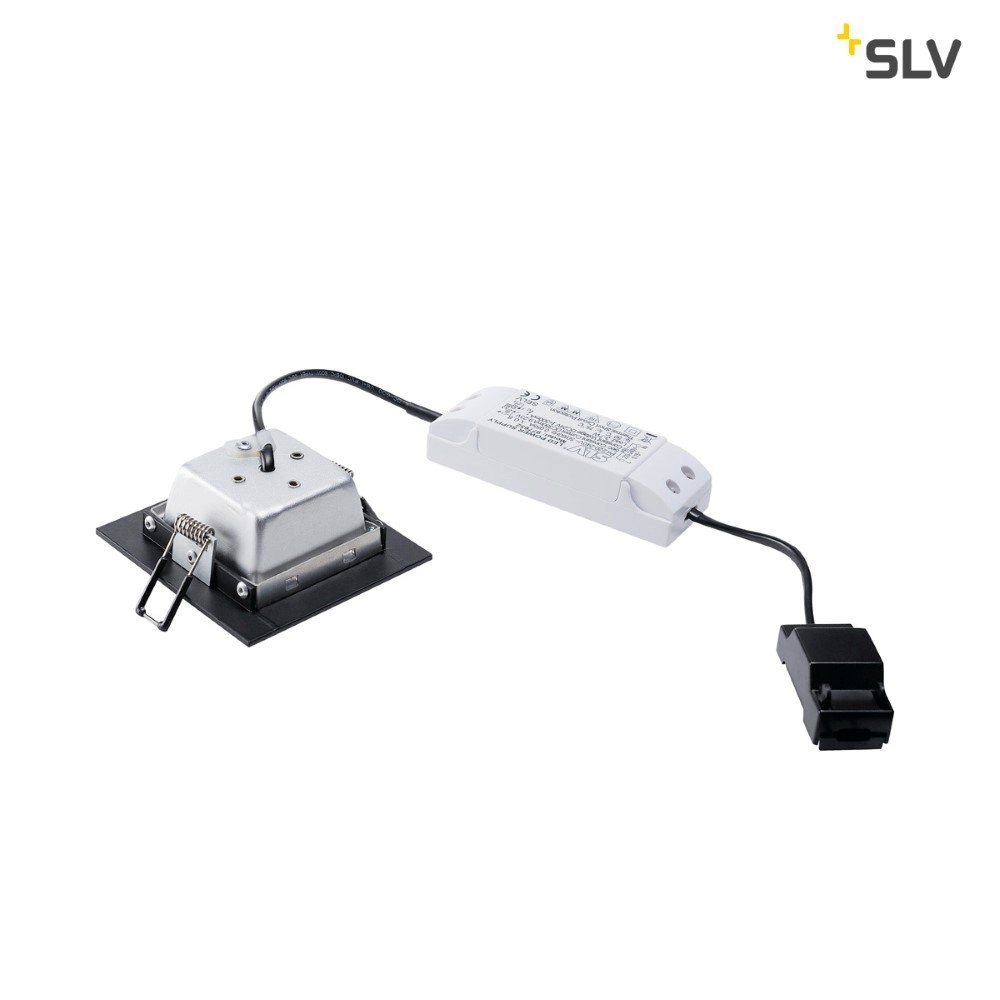 Spot encastré LED Frame Basic led 9cm noir SLV 4024163158138