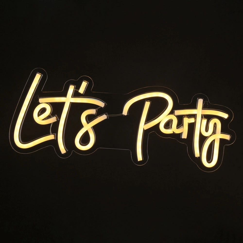 Lampe murale au néon Neon-Tales « Faisons la fête » Brilliant 4004353477874