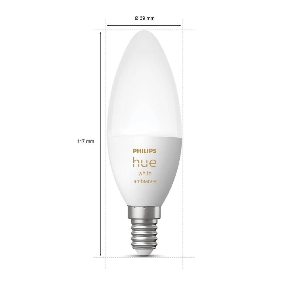 Hue - E14 - 5W - White Ambiance Philips 8719514356658