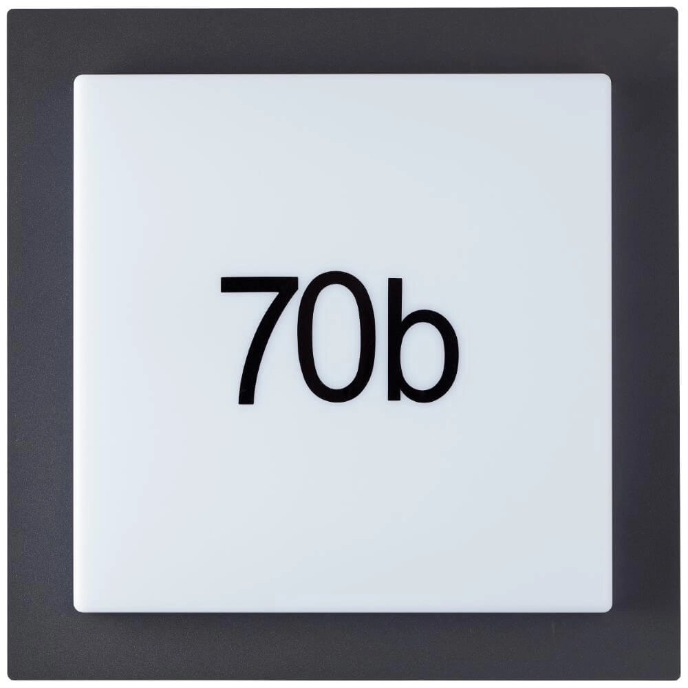 Lampe numéro de maison Sten noir Brilliant 4004353412837