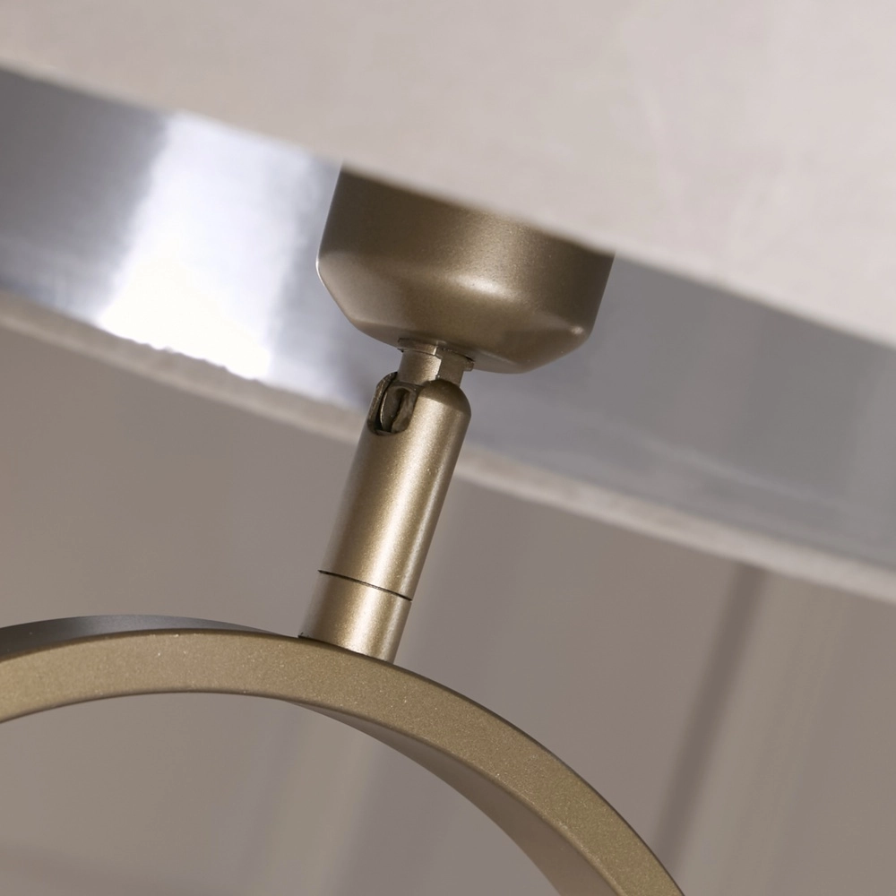 Lampadaire Modish bronze avec abat-jour taupe Searchlight 5053423307664