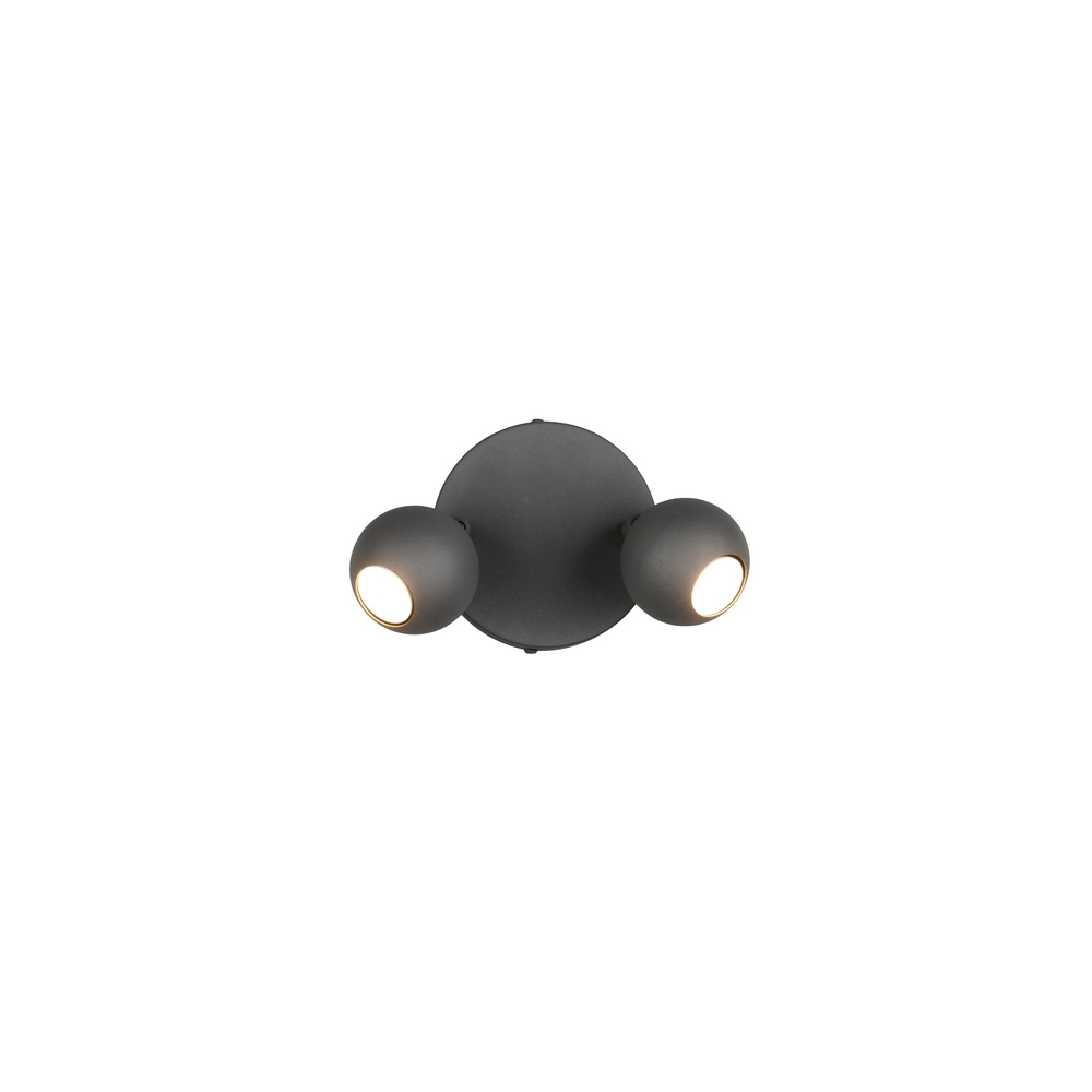 Emplacement monté en surface Enaro Anthracite à deux lumières Trio 4017807701654
