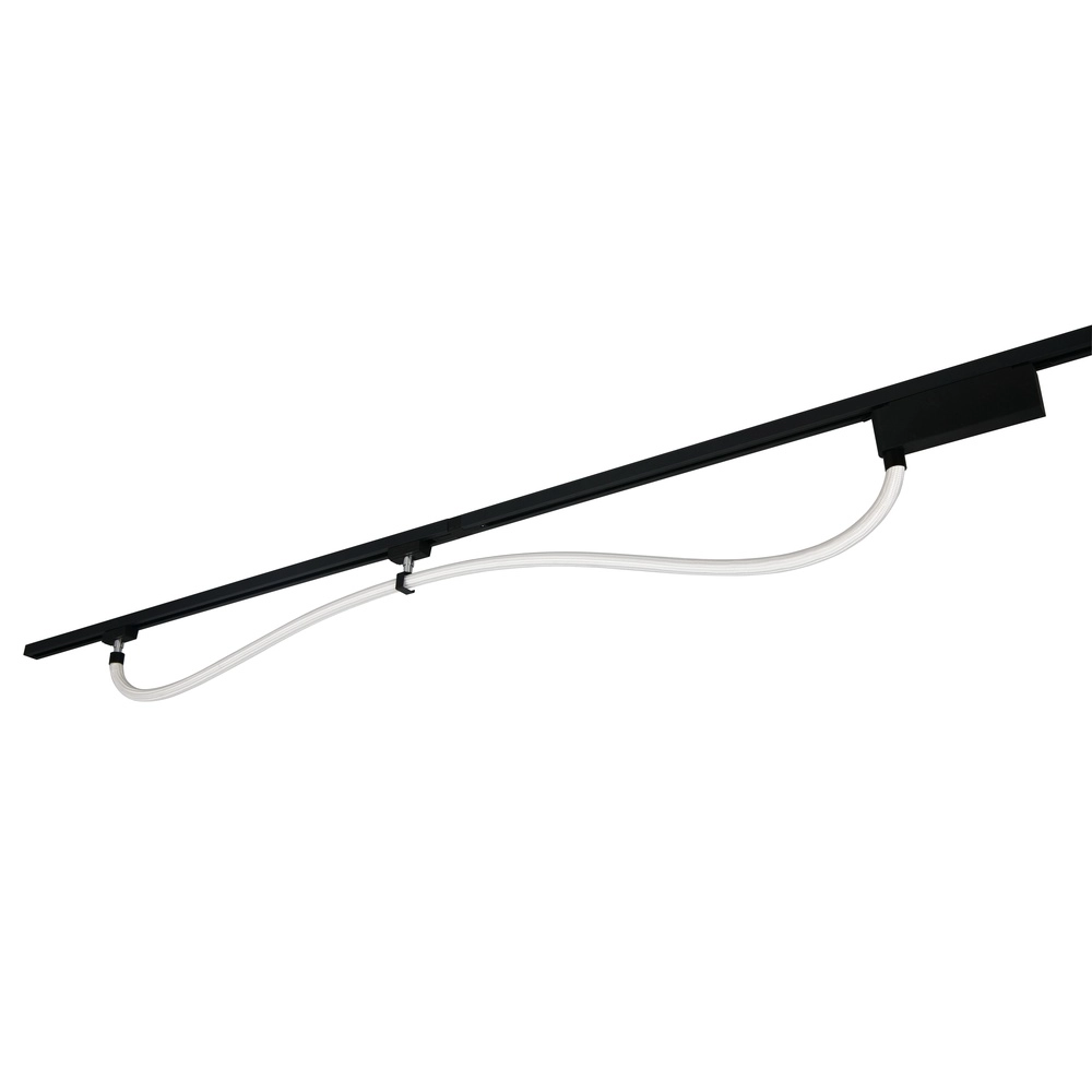 Tuyau d’éclairage sur rail Tube noir 160cm 2 phases Trio 4017807667431