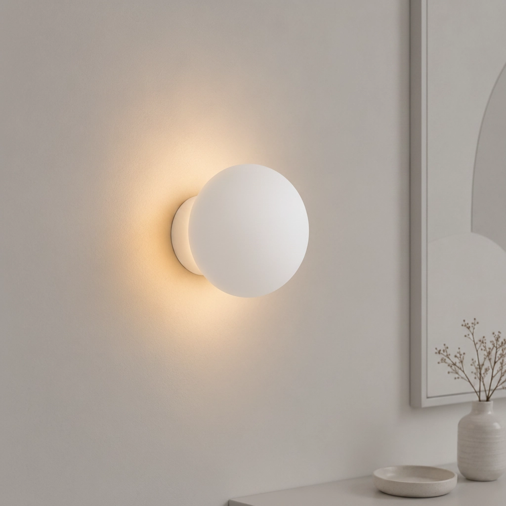 Applique murale design Netune blanc