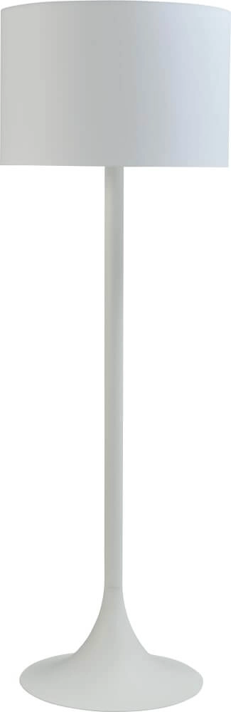 Lampadaire Trip 60 Disk 178cm blanc