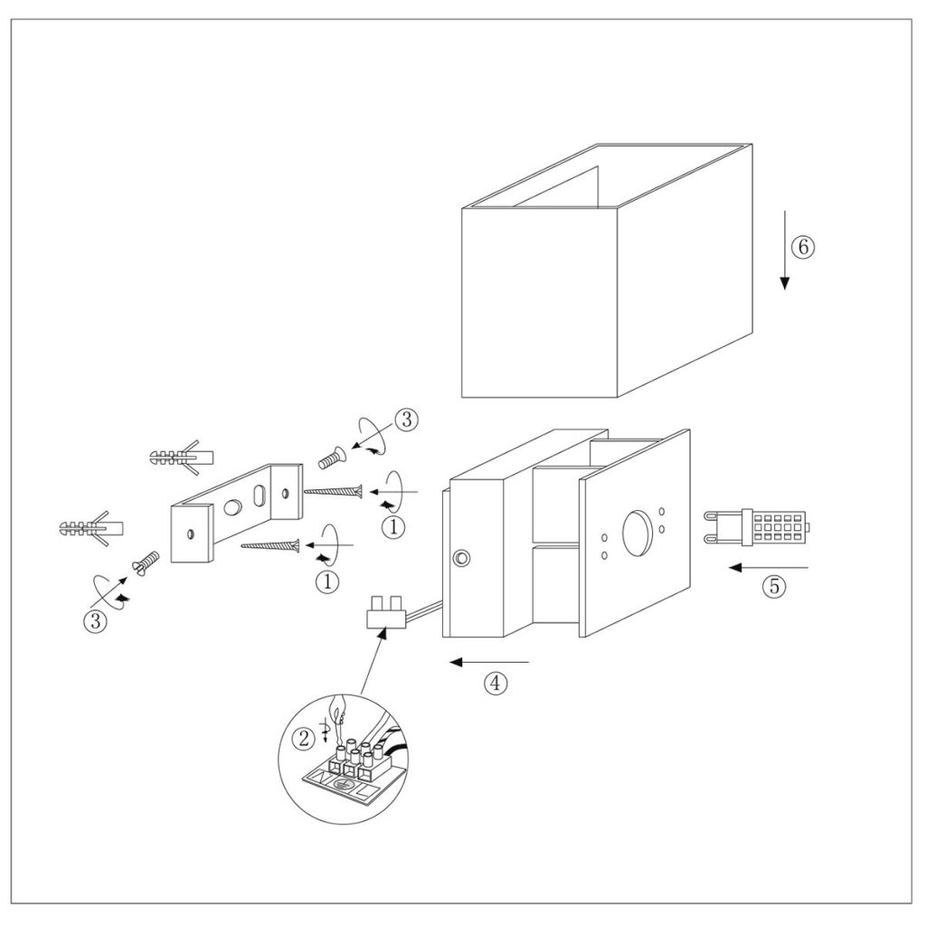Lampe murale élégante Muro Crème Steinhauer 8712746184181
