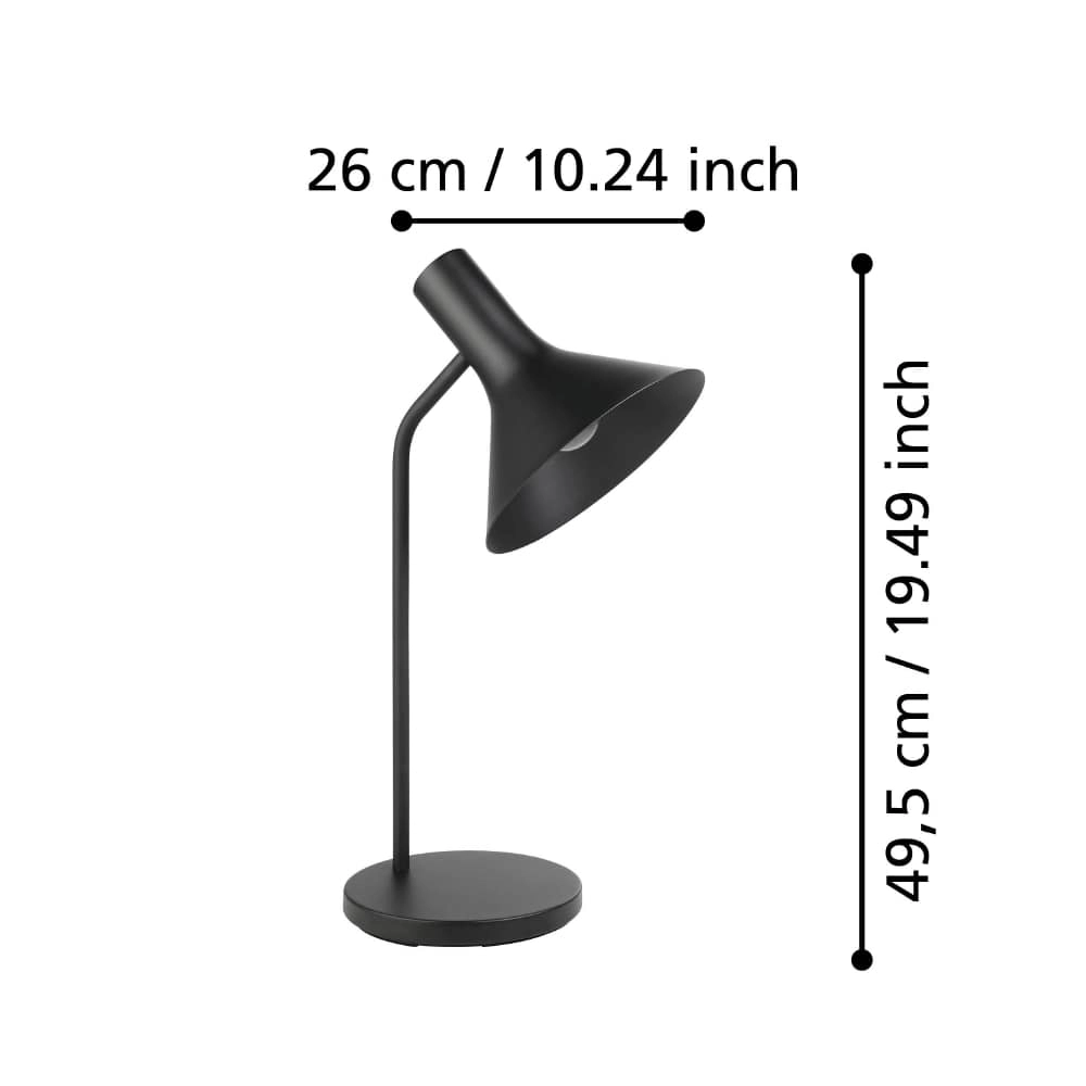Lampe de table noire Morescana Stars of Light 9008606243273