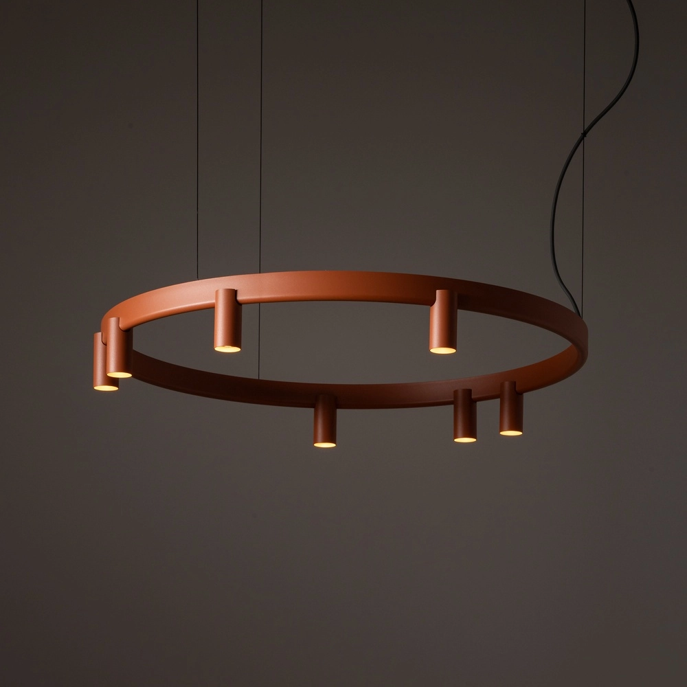 Lampe pendante de conception Fourty terre cuite Ø 80cm Lyora 5903139124188