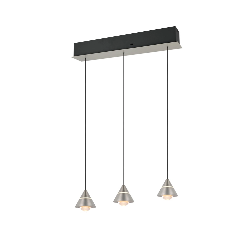 Suspension design Romeo Nickel 3 lumières