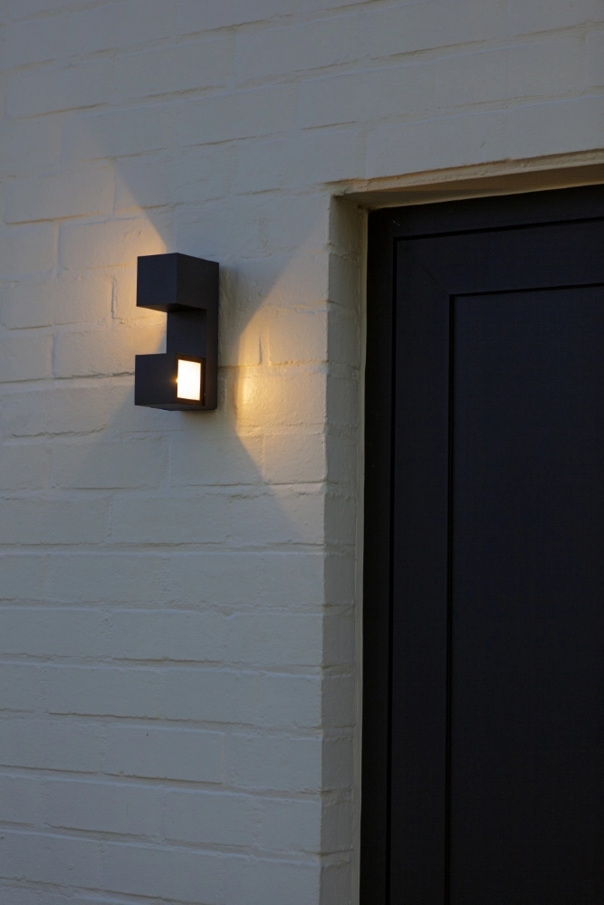 Lampe murale de conception Fari gris Lutec 6939412018249