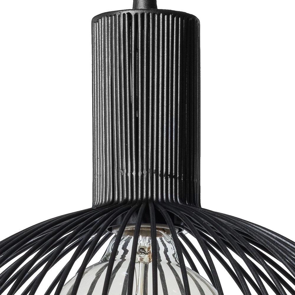 Lampe suspendue noire Wire Ø 40 cm ETH 8719075184509