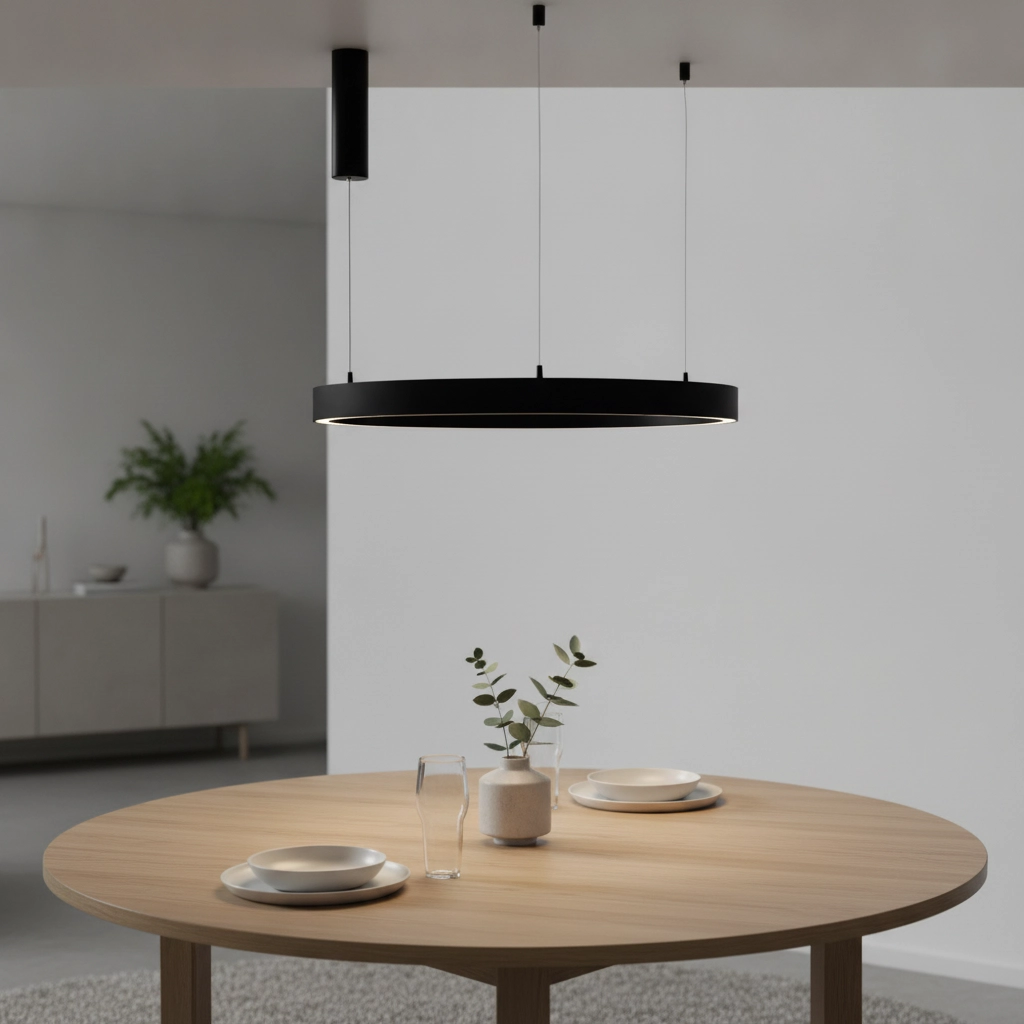 Suspension design Sting noir Ø 80cm