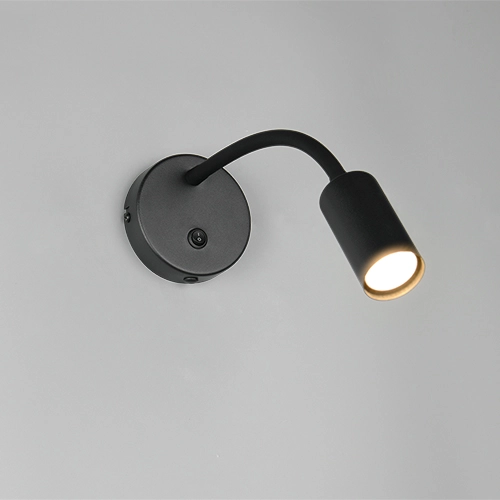 Éclairage mural Taryn Noir avec interrupteur