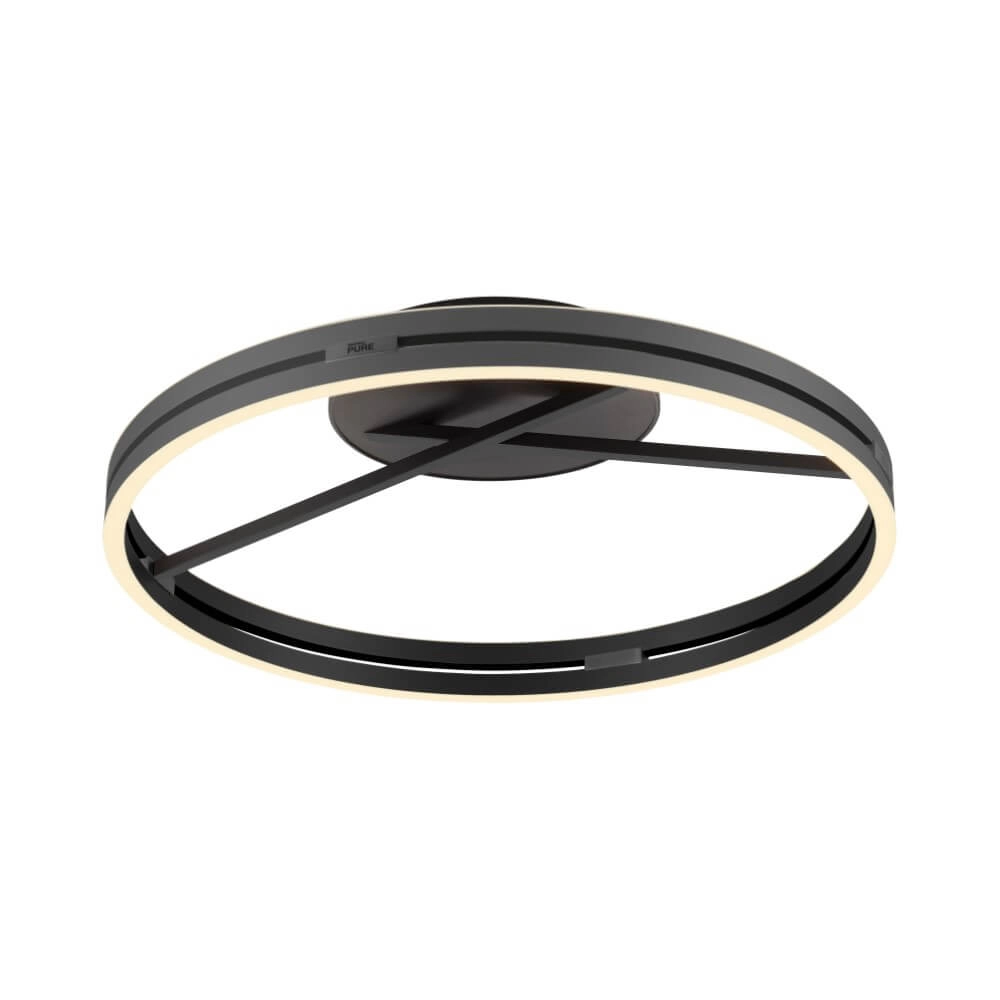Plafonnier rond Pure Loop gris Plafonnier rond Pure Loop gris