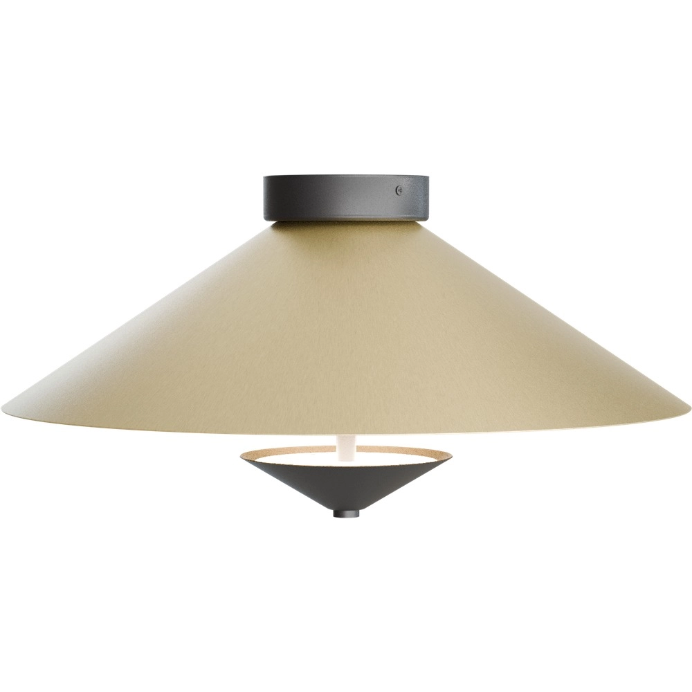 Lampe de plafond Ceppo noir avec or Ø 45cm Masterlight 8718121389684