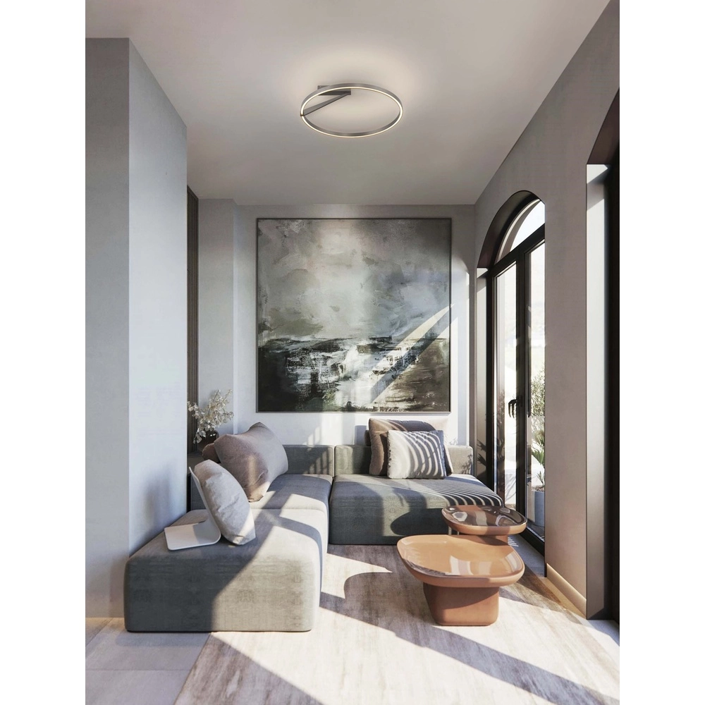 Plafonnier design Tilia nickel Lyora 5212017461940