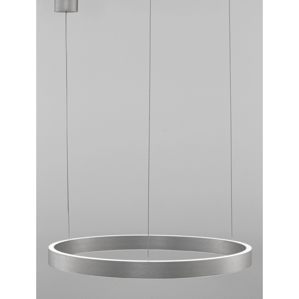 Suspension design Elowen gris argenté Ø 60cm Suspension design Elowen gris argenté Ø 60cm