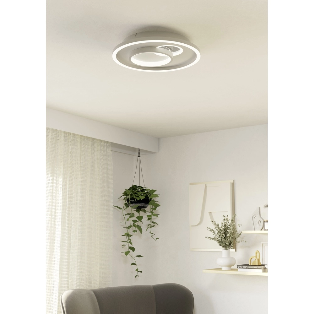 Lampe de plafond à design Tiriolo LED - blanc - Ø 38cm Eglo 9008606316366
