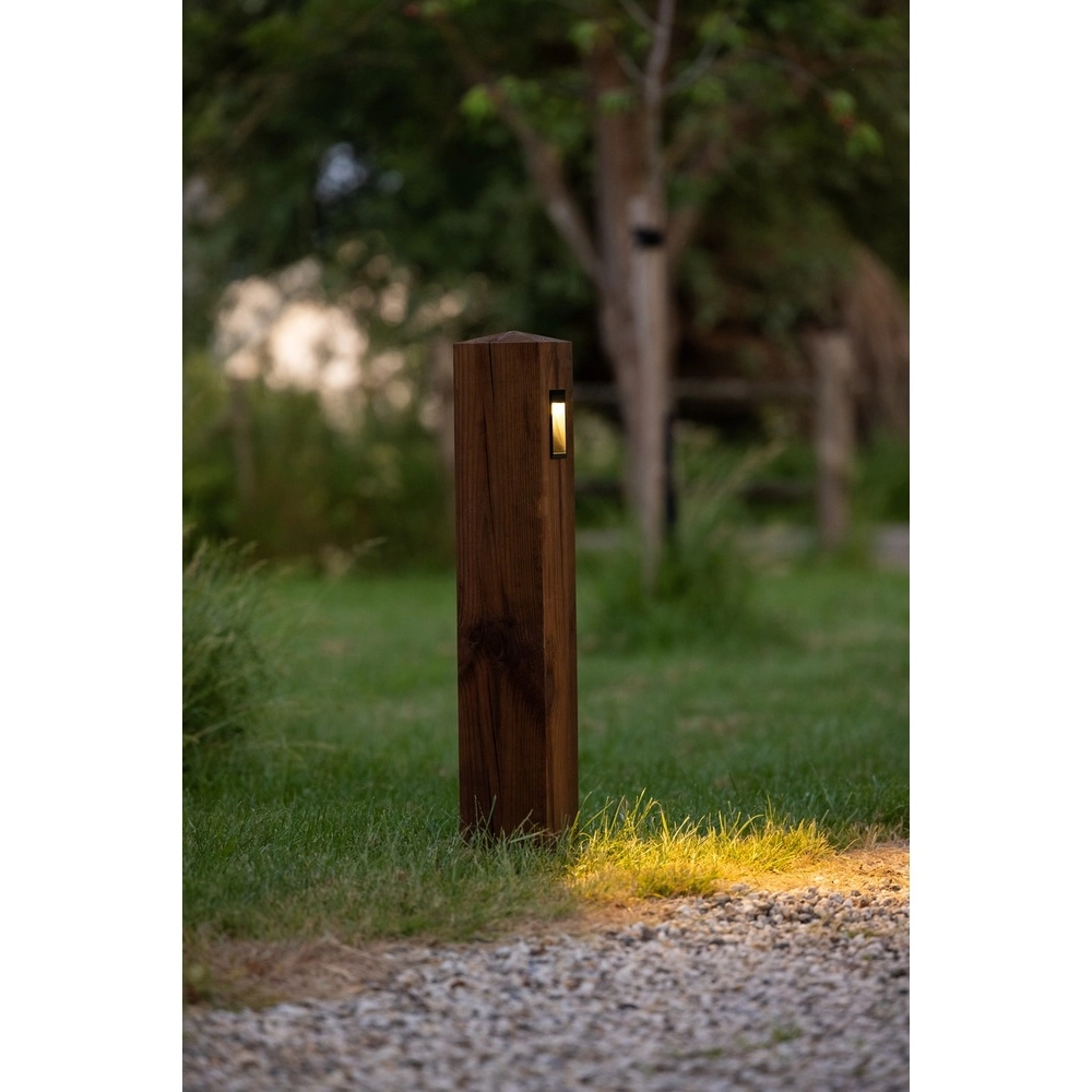 Lampe à cousselle en bois Torre 100 Chêne - 10x10x90cm - 2700K Timberlab 8716803514553