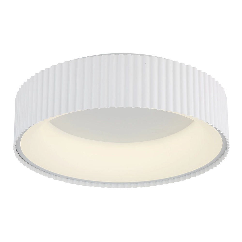 Lampe de plafond Kemp blanc Ø 46 cm Globo 9007371578269