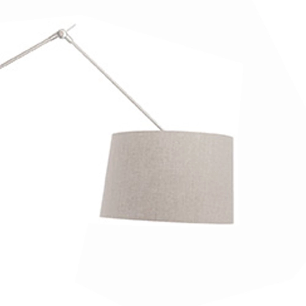Lampadaire Gramineus 165cm gris avec abat-jour gris lin Steinhauer 8712746093759