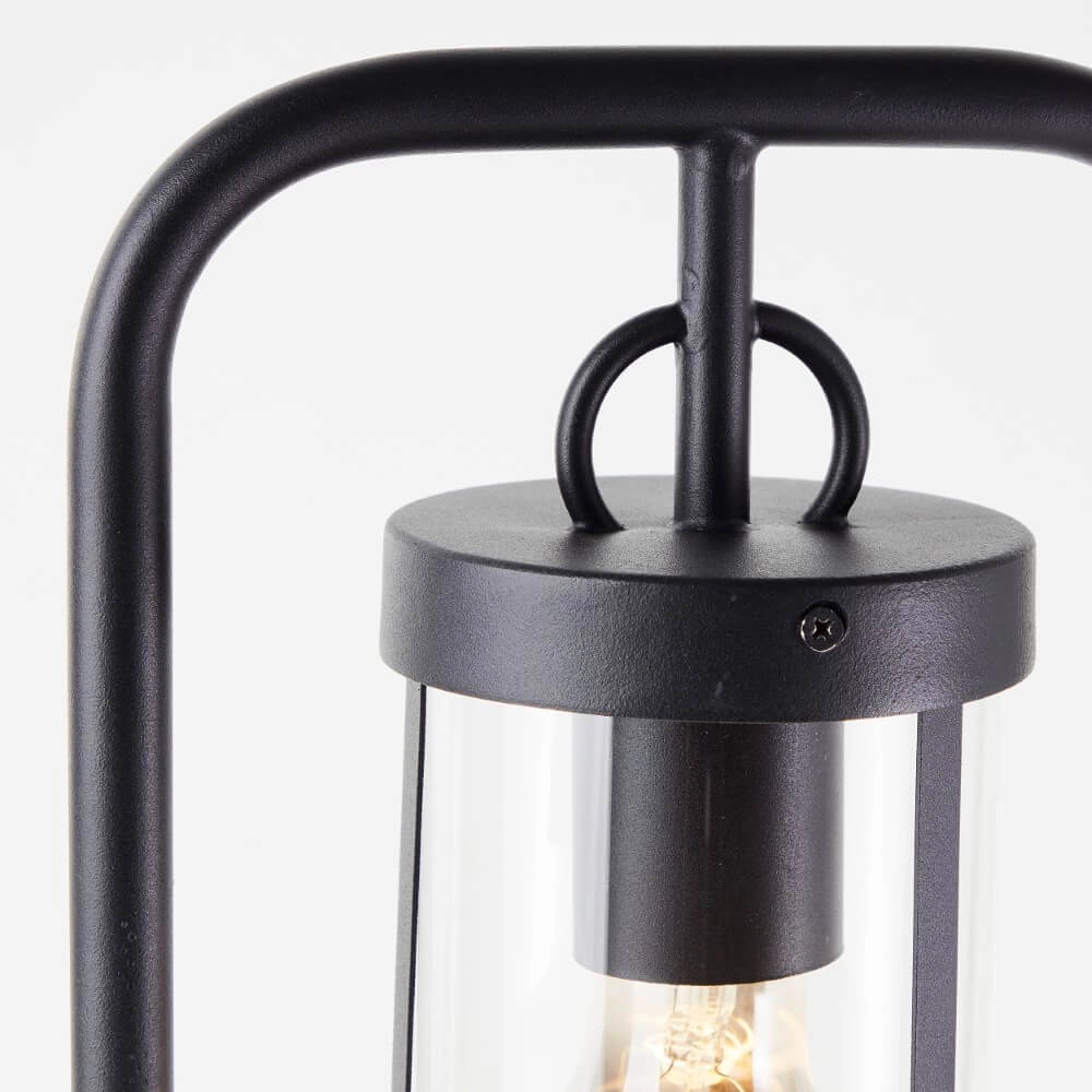 Lampe de table noire Sidney verre transparent Brilliant 4004353435690