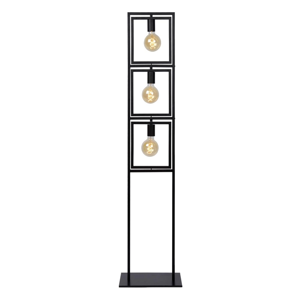 Lampe de pied Luuk Noir à 3 lumières Lucide 5411212010858