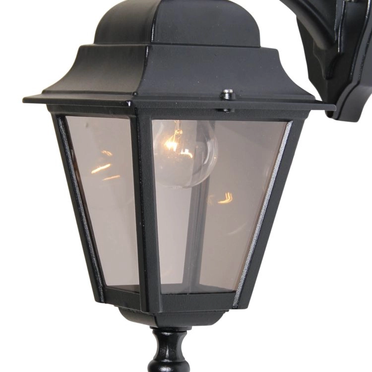 Lampe d'extérieur classique Quadrana Down noir Franssen 8033239084437